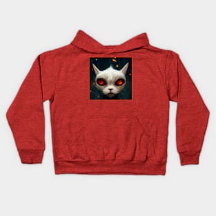 Scary evil cat Kids Hoodie